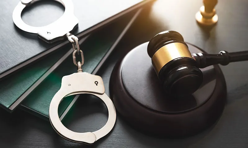 Scales of justice representing criminal defense